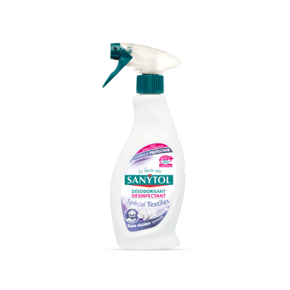 SANYTOL désodorisant désinfectant textiles linge propre - spray 500 ml