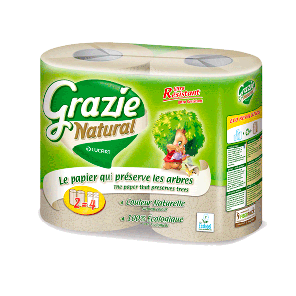 Grazié 2 Rouleaux Essuie Tout 2 Plis sopalin