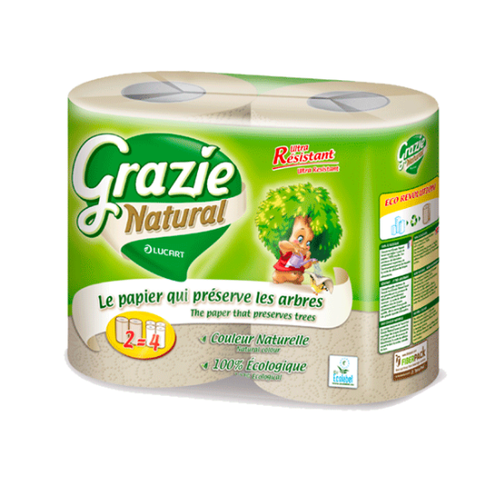 Grazié 2 Rouleaux  Essuie Tout 2 Plis