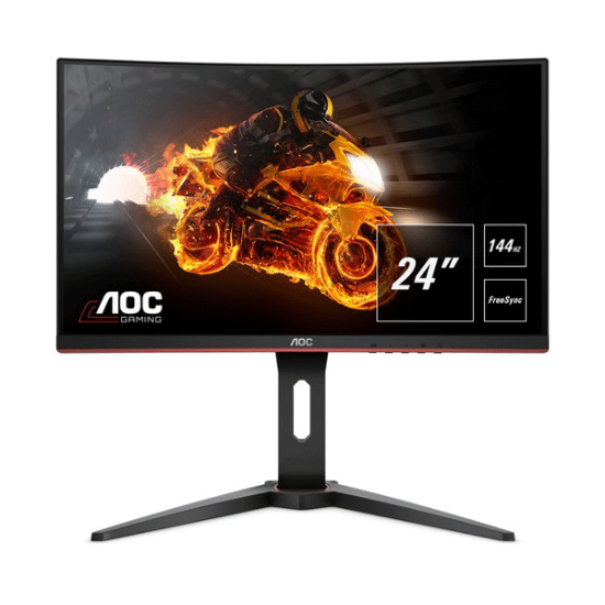 Ecran Gaming Aoc C24G1 24 Full HD Incurvé Noir 144 Hz 1 ms   -  Shopping et Courses en ligne, livrés à domicile ou au bureau, 7j/7 à la  Réunion