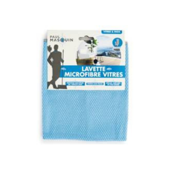 Lavette microfibre vitres 32/32 Paul Masquin