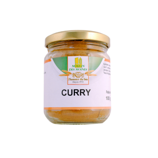 Curry en poudre BIO 100g MOULIN DES MOINES ChezVous.re Shopping et