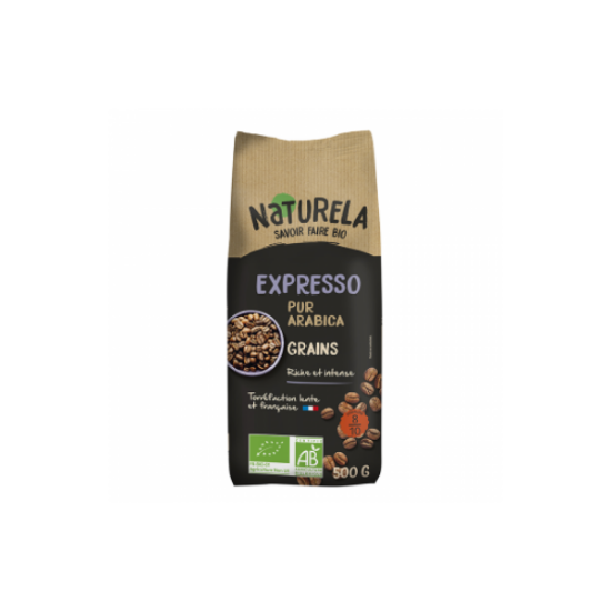 Café Bio 100% - Arabica en Grain 250g - NATURELA