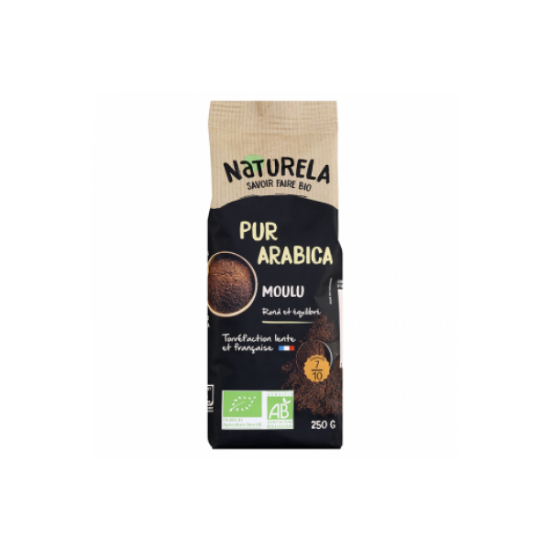 Café Bio 100% - Arabica moulu 250g - NATURELA