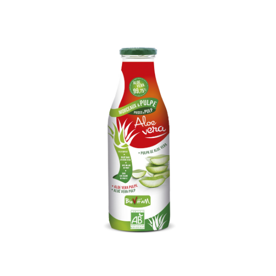 Jus d'aloe vera morceaux et pulpe 1 l - Bio Vit'am