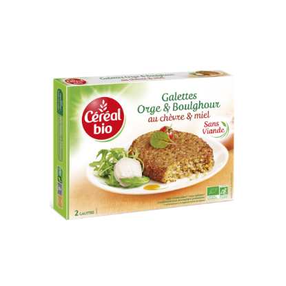 Galettes orge, chèvre et miel 200g bio CEREAL