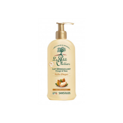 Le Petit Olivier Lait Démaquillant Visage & Yeux - Huile d'Argan 200ml