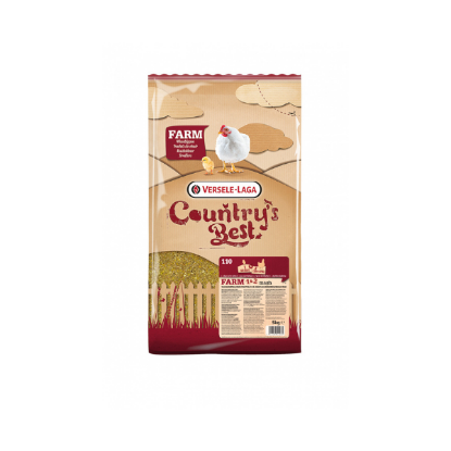 Versele Laga Farm 1&2 Mash Country's Best Farine pour poulets de chair 5Kg