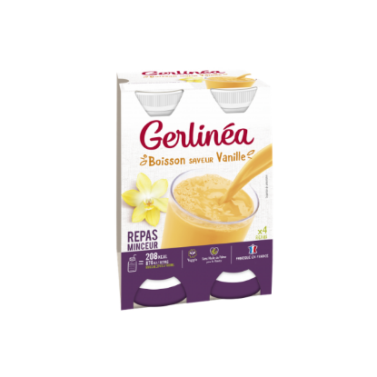 Gerlinéa Barres saveur chocolat noir & blanc - La boîte de 12, 372g