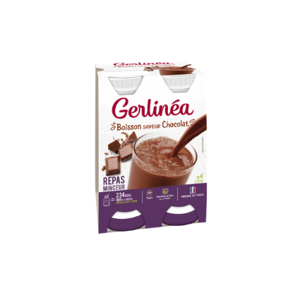 GERLINEA Repas à boire chocolat 4x250g