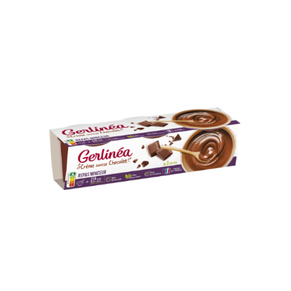 GERLINEA Coupelles crème repas chocolat 3x210g