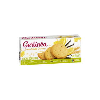 GERLINEA Biscuits saveur vanille citron 156g