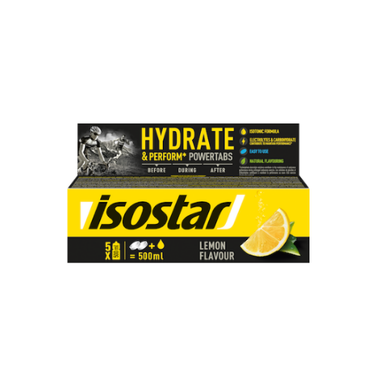 ISOSTAR Boisson Powertabs Citron 120ml