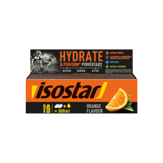 ISOSTAR Boisson Powertabs Orange 120g