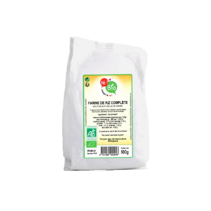 Farine de riz complète BIO 500g - Hé Bio 