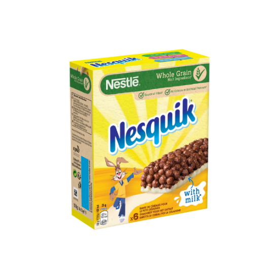 Barres de céréales Nesquik 6x25g