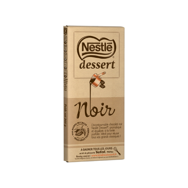 Nestlé Dessert Chocolat Noir Pâtissier 205g