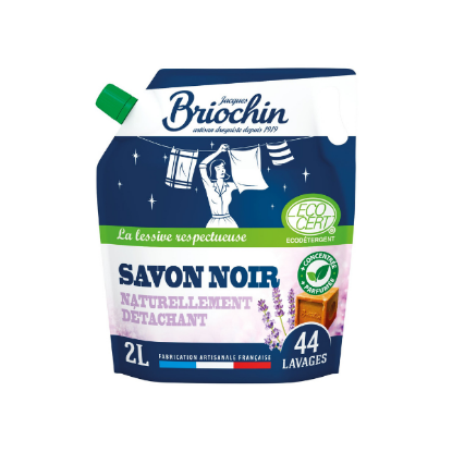 BRIOCHIN Recharge Lessive Savon Noir 2L