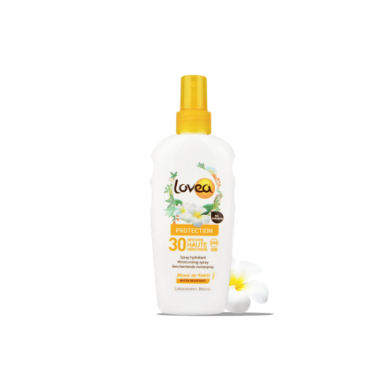 LOVEA Spray hydratant FPS 30 Haute Protection - Monoï de Tahiti 200 ml