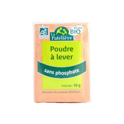 Poudre à lever Bio 8x10g 