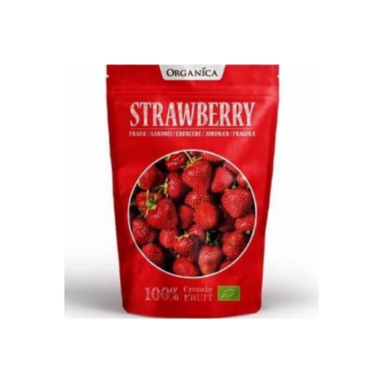 Organica Crunchy fruit Fraise 12g