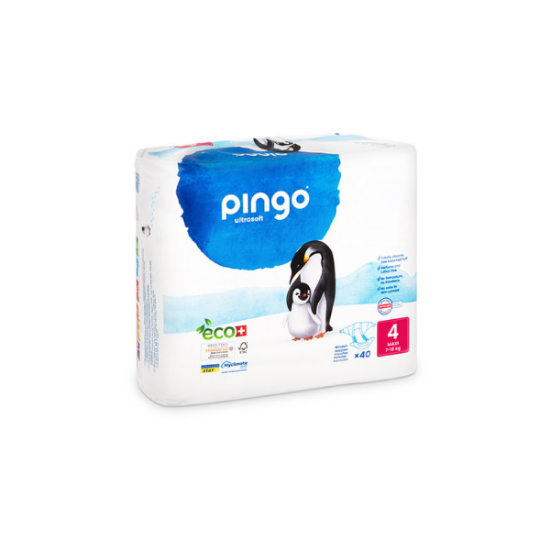 Pingo T4 Couches Bébé X40 de 7-18kg