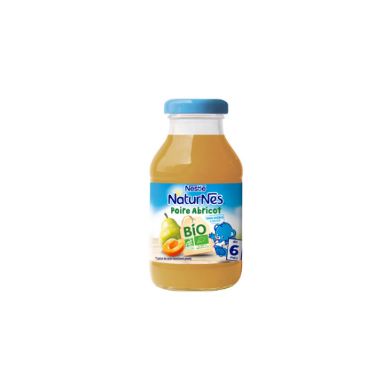 NATURNES Jus Poire Abricot BIO 6 mois 20cl