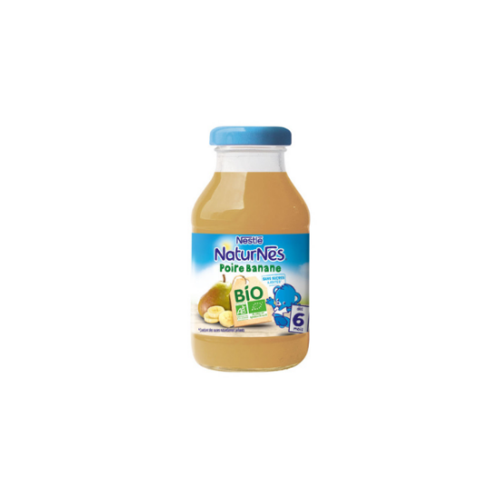 NATURNES Jus Poire Banane BIO 6 mois 20cl