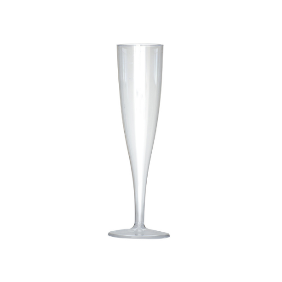 Lot de 10 flutes champagne monobloc 