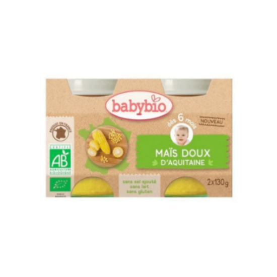 Babybio Mais Doux 2x130g