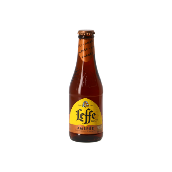 Bière LEFFE Ambrée 33cl   - Shopping et Courses en ligne,  livrés à domicile ou au bureau, 7j/7 à la Réunion