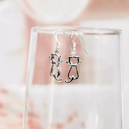 Boucles d'oreilles CHATON Marque SIANE