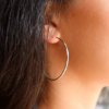 boucles d'oreilles argent CREOLE marque SIANE