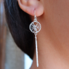 Boucles d'oreilles argent REVE marque SIANE