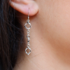 Boucles d'oreilles argent MODERN marque SIANE