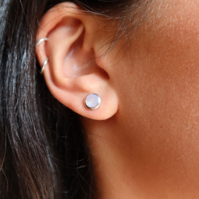 Boucles d'oreilles en argent  - PUCES