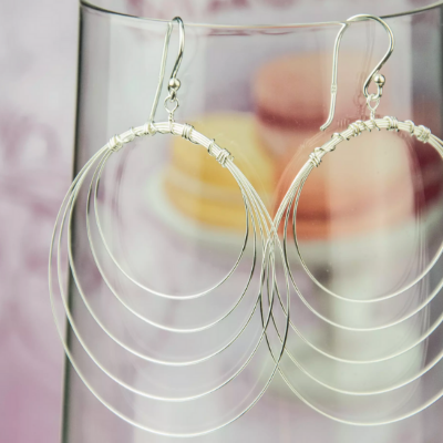 Boucles d'oreilles type créoles - ZELY