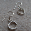 Boucles d'oreilles argent OVA marque SIANE