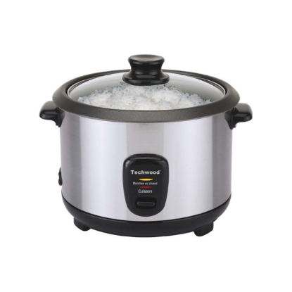 TECHWOOD Cuiseur Riz 1,8L Silver