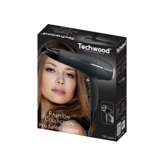 TECHWOOD Sèche Cheveux Pro 2200W Bronze /Noir