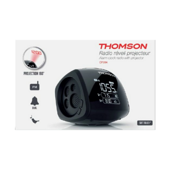 THOMSON Radio Réveil Double Alarm Projecteur CP284