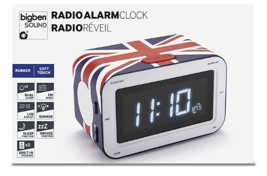 BIGBEN Radio Réveil RR30G