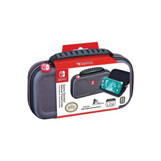 BIGBEN Pochette Nintendo Switch Lite Deluxe Gris   - Shopping  et Courses en ligne, livrés à domicile ou au bureau, 7j/7 à la Réunion