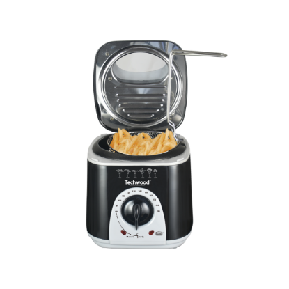 TECHWOOD Fondue - Friteuse 1L Noir