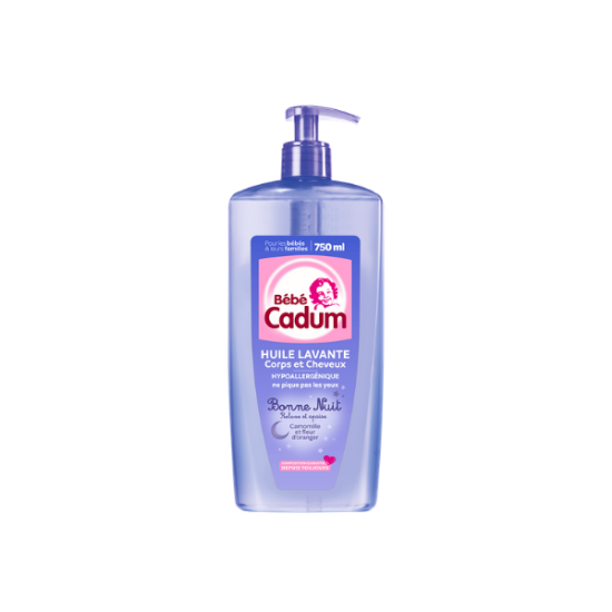 CADUM huile de bain lavante bébé 750 ml