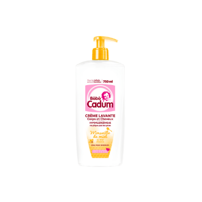 CADUM crème lavante bain douche merveille miel 750 ml