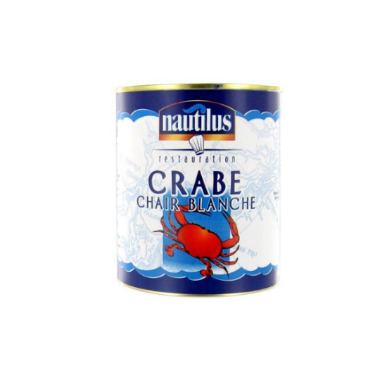 Crabe chair blanche boîte 4/4 Nautilus 480g