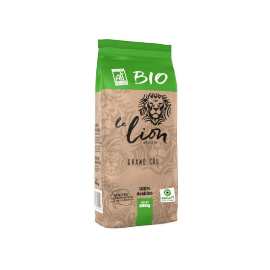 Café le lion Moulu Grand CRU BIO 250g	