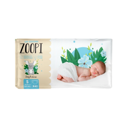 ZOOPI T1-2 Couches Bébé X42 de 3 à 6 kg