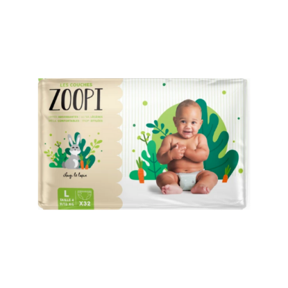 ZOOPI T4 Couches Bébé X32 de 9 à 13 kg